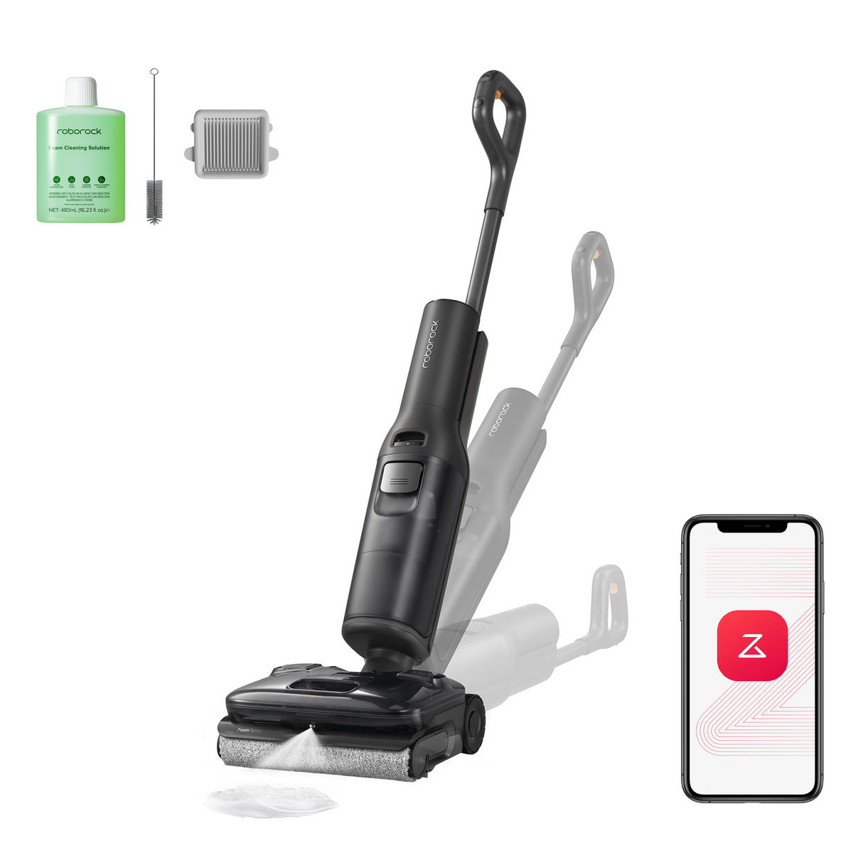 שואב שוטף אלחוטי Roborock F25 ACE Pro – יבואן רשמי