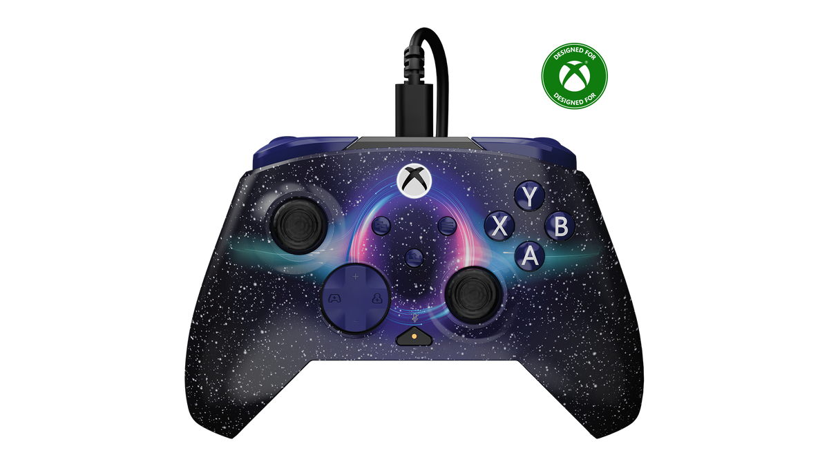 בקר חוטי Turtle Beach Rematch Dark Cosmos ל-PC/Xbox