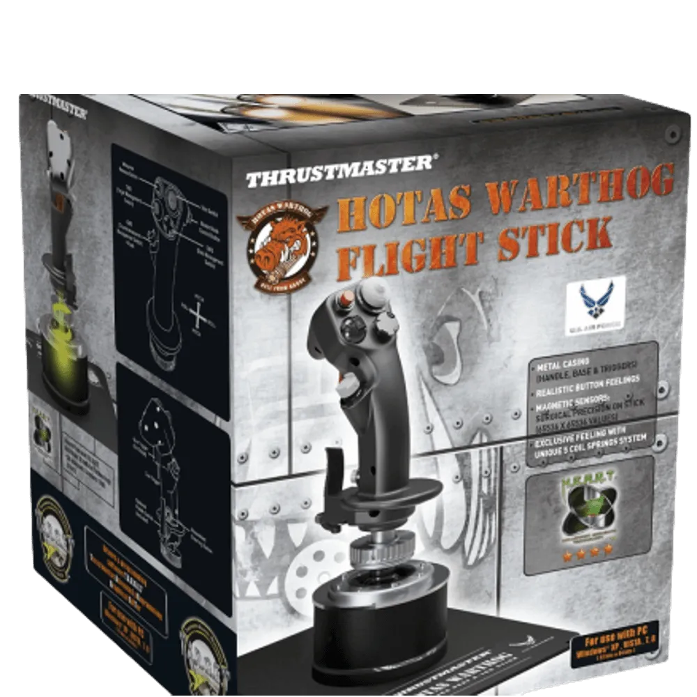 Thrustmaster Hotas Warthog For PC ג'ויסטיק יבואן רשמי