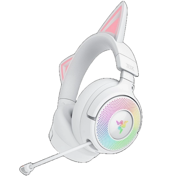 Razer Kraken Kitty V3 Pro אוזניות גיימינג אלחוטיות לבן