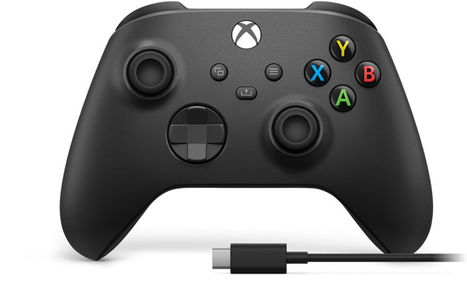 בקר Microsoft Xbox USB-C כולל כבל שחור