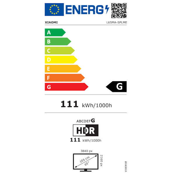 טלוויזיה ''65 QD-Mini LED 4K שיאומי דגם Xiaomi TV S Mini 65'' (2025)