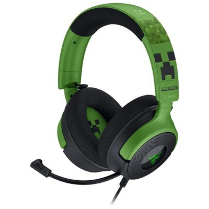 Razer KRAKEN V4 X Minecraft Edition אוזניות