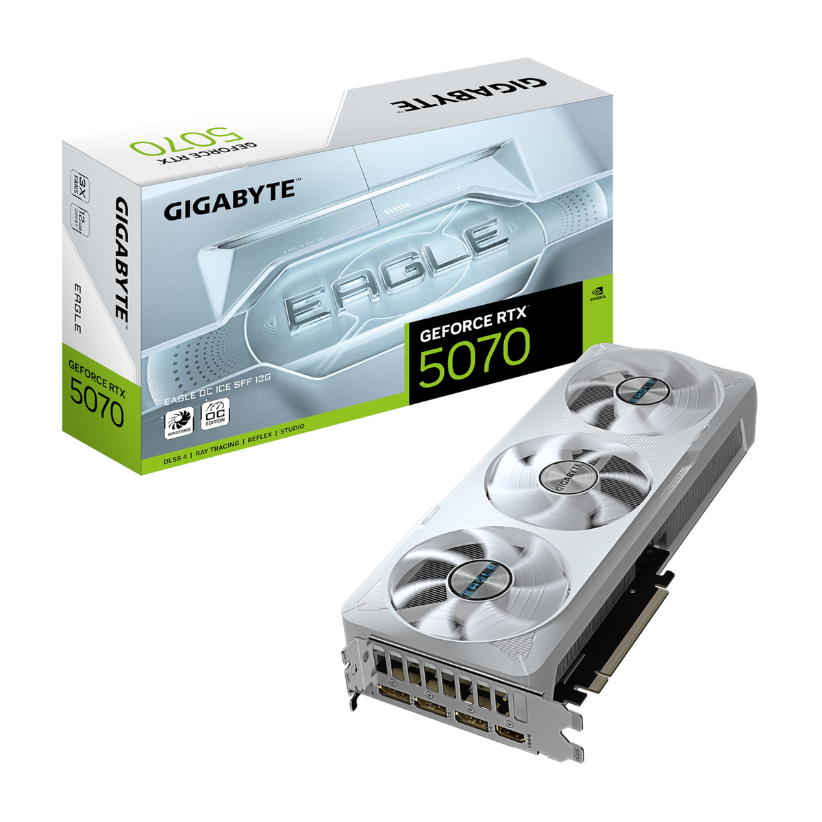 מחשב גיימינג Ryzen 5 9600X RTX 5070 12GB White 32GB DDR5 2TB NVMe