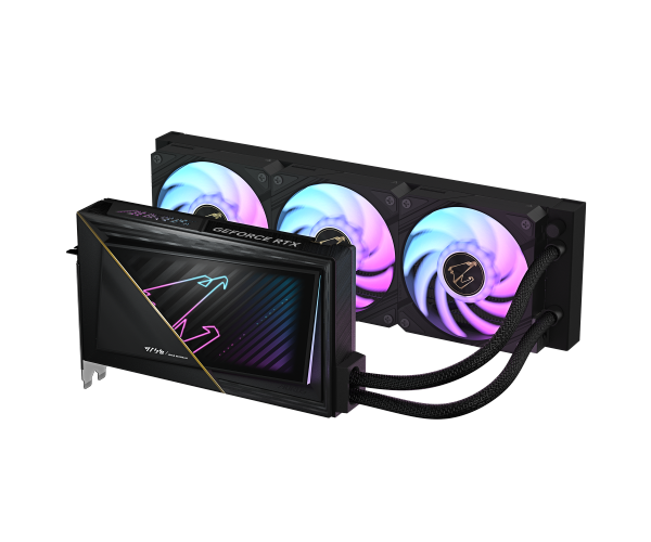כרטיס מסך GIGABYTE AORUS GeForce RTX 5090 XTREME WATERFORCE 32GB GDDR7