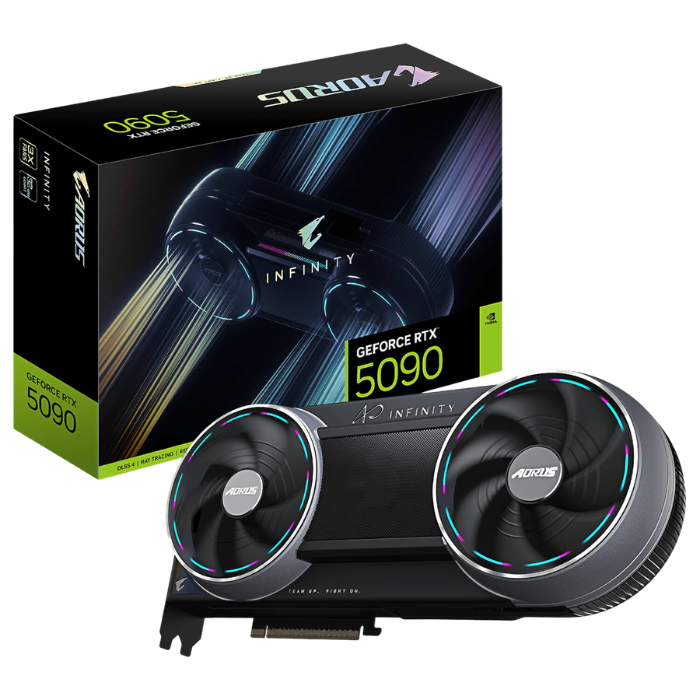 - כרטיס מסך Gigabyte AORUS GeForce RTX 5090 32GB GDDR7