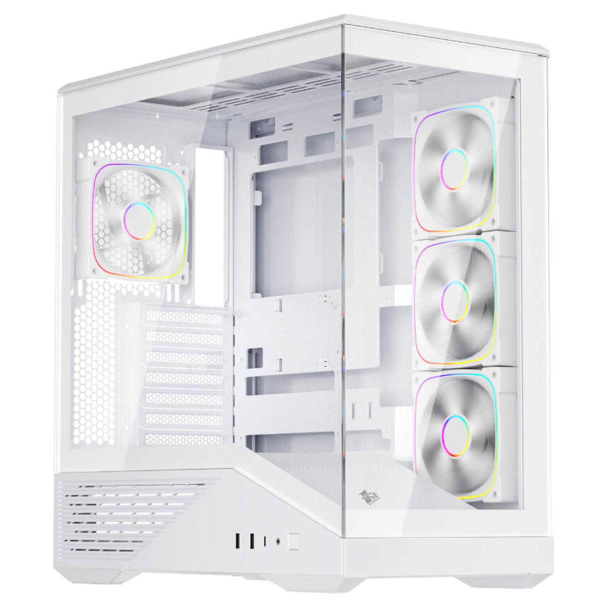 מחשב גיימינג AMD Ryzen 5 9600X RX 9070 XT 16GB 32GB DDR5 1TB – White Edition
