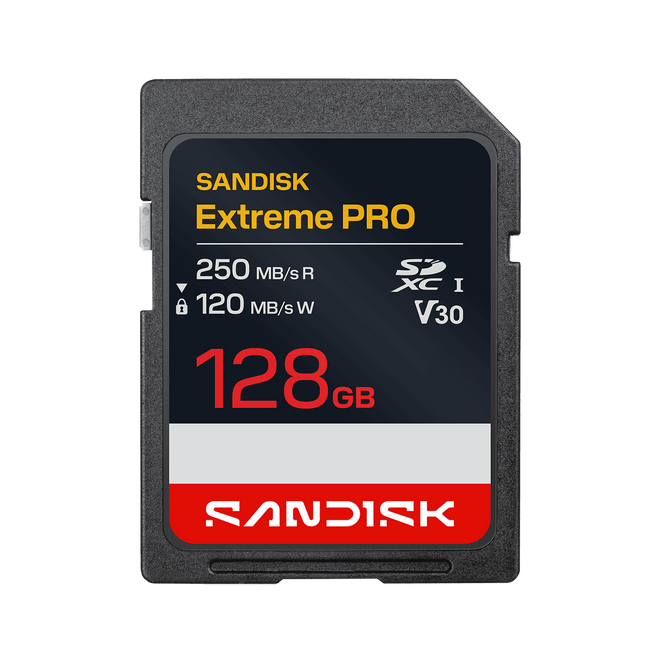 כרטיס זיכרון SanDisk Extreme Pro 128GB SDSDXXJ