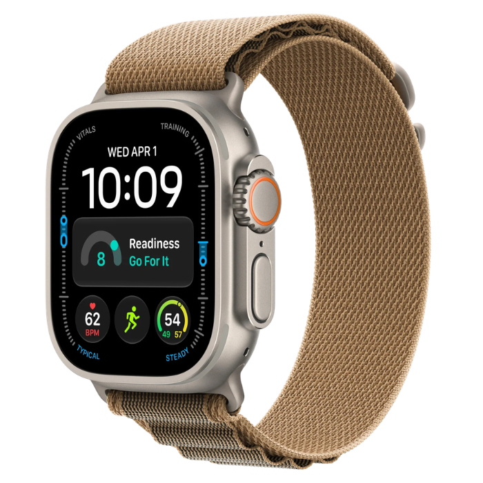 Apple Watch Ultra 4 Alpine Loop Band 49mm Titanium Case GPS + Cellular שעון חכם יבואן רשמי