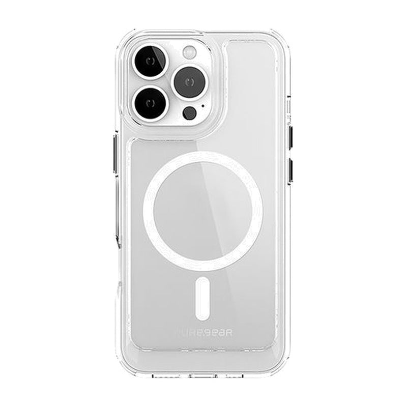 כיסוי לאייפון 16 פרו מקס תומך MagSafe שקוף PureGear DualTek Slim