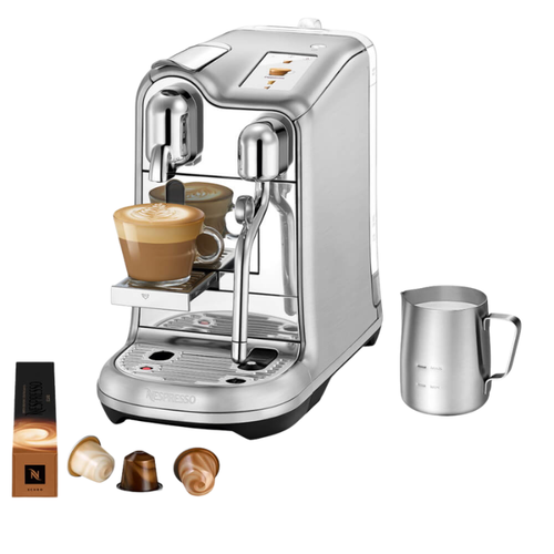 Nespresso Creatista Pro מכונת קפה קפסולות פרימיום עם הקצפת חלב אוטומטית