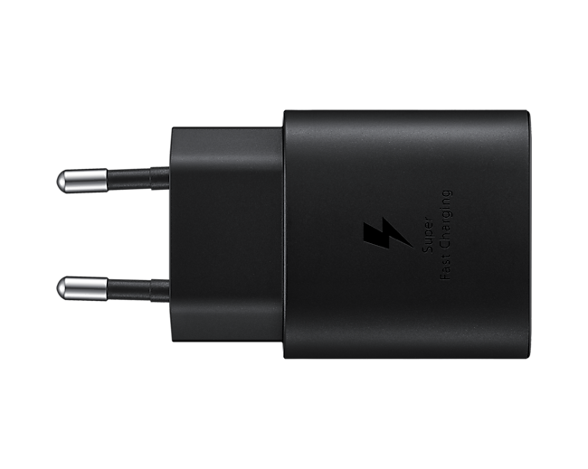 מטען קיר Samsung 25W USB-C שחור/לבן – יבואן רשמי