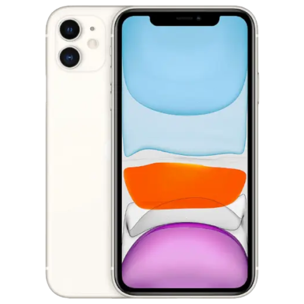 Apple iPhone 11 128GB אייפון צבע לבן מאוקטב/מחודש