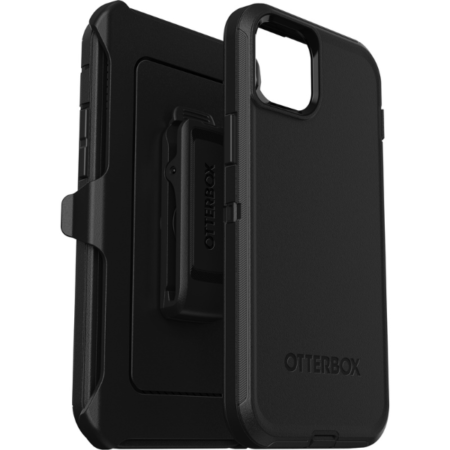 Otterbox Defender iPhone 15 Pro Max כיסוי לטלפון בצבע שחור