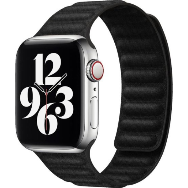 Target Apple Watch 42/44/45/49mm רצועת בד מגנטית לשעון צבע שחור