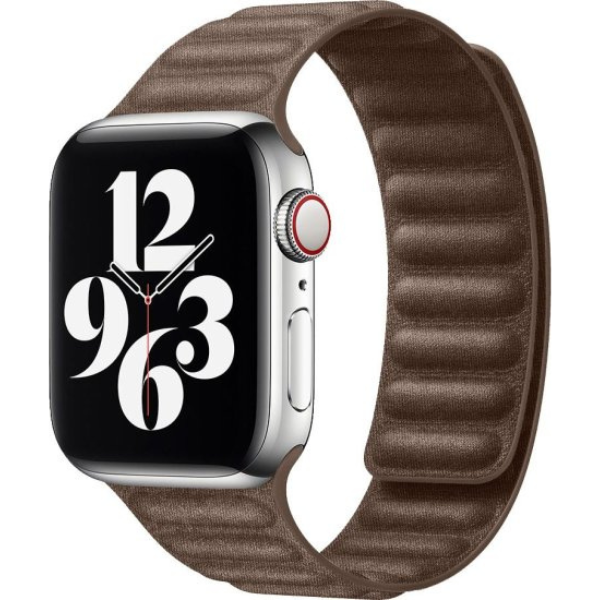 Target Apple Watch 42/44/45/49mm רצועת בד מגנטית לשעון צבע חום