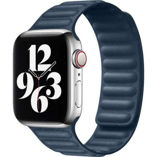 Target Apple Watch 42/44/45/49mm רצועת בד מגנטית לשעון צבע כחול