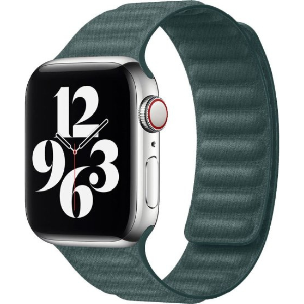 Target Apple Watch 42/44/45/49mm רצועת בד מגנטית לשעון צבע ירוק