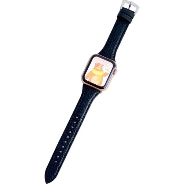 Target Apple Watch 38/40/41mm רצועת עור לשעון צבע שחור