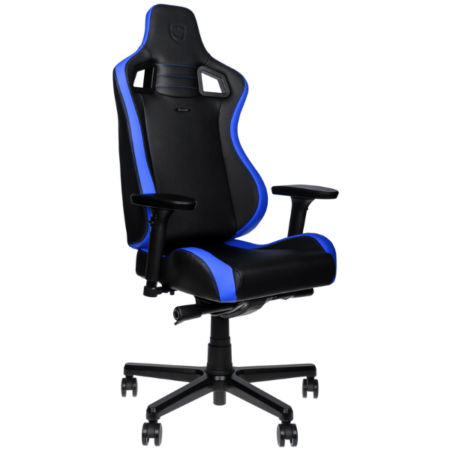 Noblechairs EPIC Compact Gaming Chair Black/Carbon/Blue כיסא גיימינג בצבע שחור/קרבון/כחול