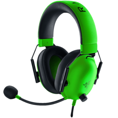 Razer BlackShark V2 X אוזניות גיימינג חוטיות בצבע ירוק
