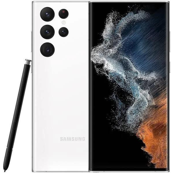 Samsung Galaxy S22 Ultra SM-S908E/DS 128GB 8GB RAM טלפון סלולרי צבע לבן
