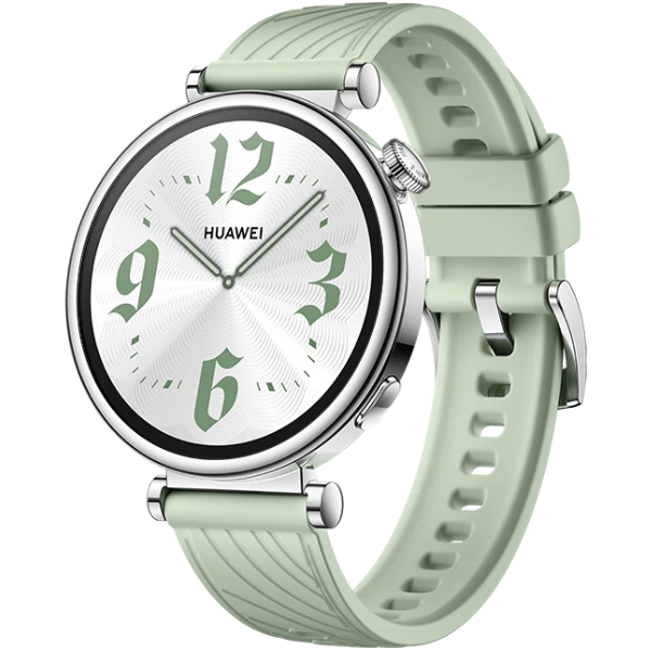 יבואן רשמי- שעון חכם HUAWEI WATCH GT 4 41mm (ARA-B19) Green Fluoroelastomer Strap